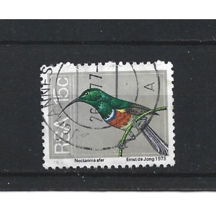 SouthAfrica.SG358 15c Greater Double-collared Sunbird.Fine Used.Sep25j