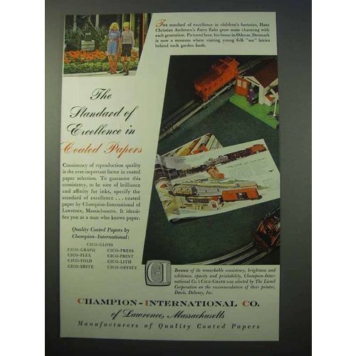 1952 Champion-International Coated Paper Ad