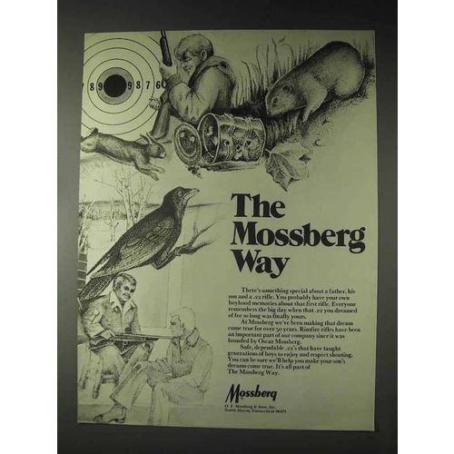 1973 Mossberg .22 Rifle Ad - The Mossberg Way