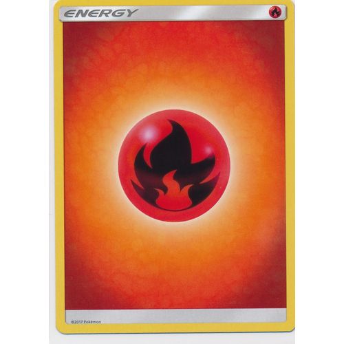 Pokemon Sun & Moon Fire Energy