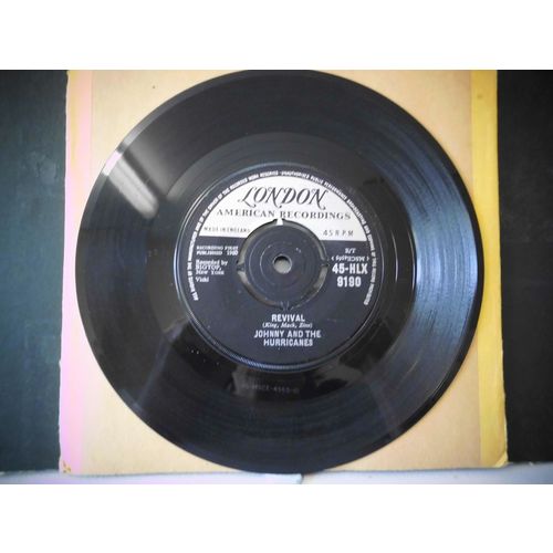 7" 1960. JOHNNY AND THE HURRICANES. ROCKING GOOSE 45-HLX 9190. REVIVAL,EXCELLENT