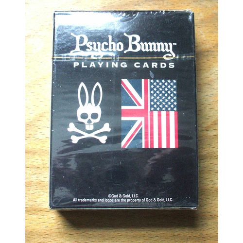 Psycho Bunny Playing Cards - Deck Of Cards - 1 Deck - Red - New