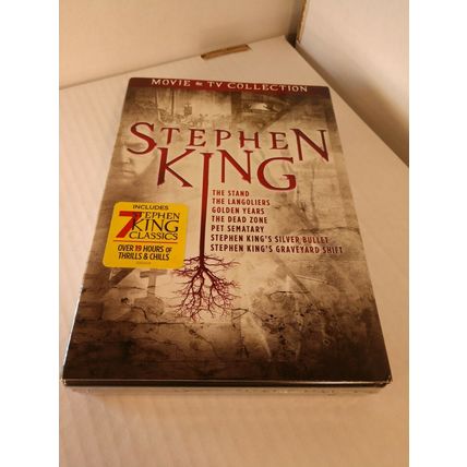 Stephen King TV and Film Collection(DVD,7 Movies-9 Discs)Slipcover-NEW (Sealed)