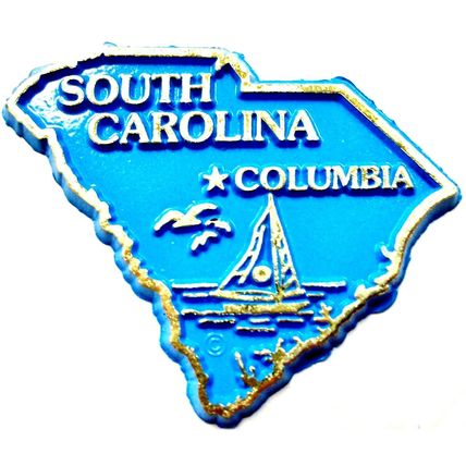 South Carolina Columbia United States Fridge Magnet