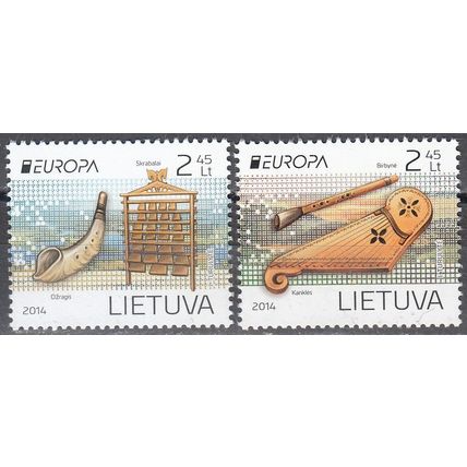 Lietuva 2014 Yvert 1014 - 1015 Neuf ** Cote (2017) 5.00 € Europa CEPT