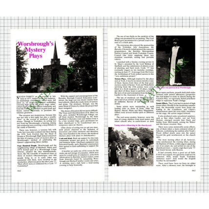 Worsbrough Mystery Plays - 1983 Article