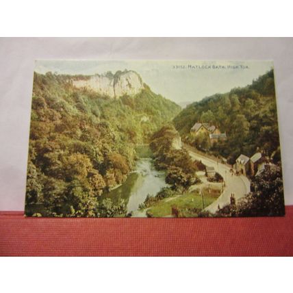 HIGH TOR, MATLOCK, DERBYSHIRE unused antique postcard Photochrom /
