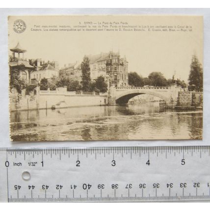 vintage postcard Gand ( Ghent ), Belgium, Le Pont du Pain Perdu