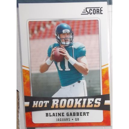 2011 Panini Score BLAINE GABBERT (Jaguars) Hot Rookies Card #5