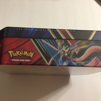 New Pokemon Holo Zamazenta Premium Tin