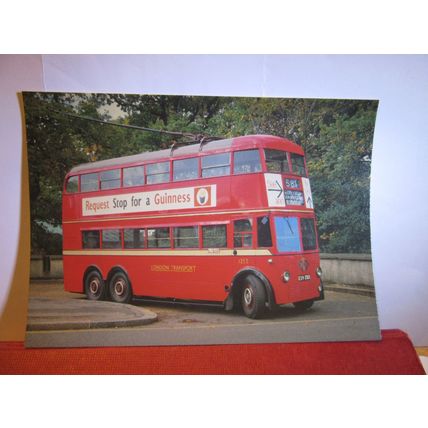 K2 type TROLLEYBUS, London Transport Museum unused postcard #