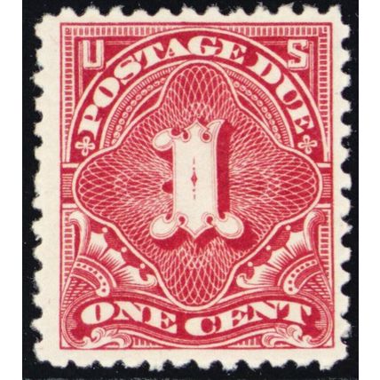 J31, Mint VF NH 1¢ Postage Due Stamp SCV $260.00 - Stuart Katz