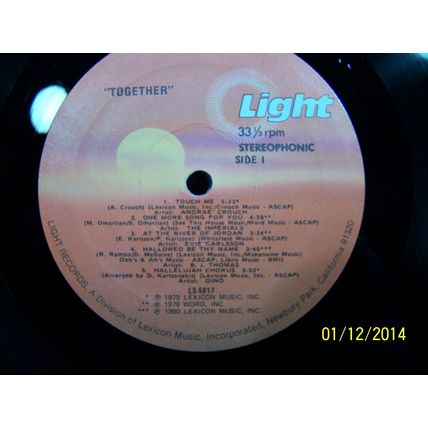 TOGETHER - LP Record