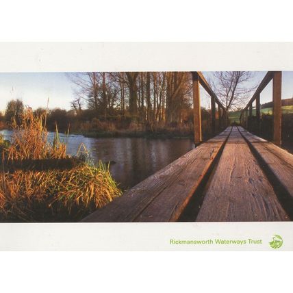 River Chess Sarratt Hertfordshire Rickmansworth Waterways Trust Postcard