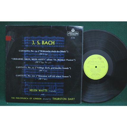 Helen Watts/Thurston Dart - Bach: Cantatas 54/47/53/200 - OL 50169 - NM