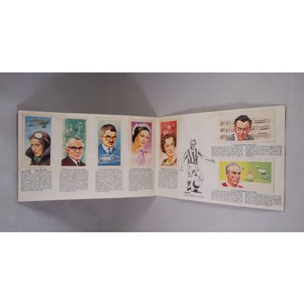 Brooke Bond Tea Card Album: Famous People 1869-1969, Complete With All Cards