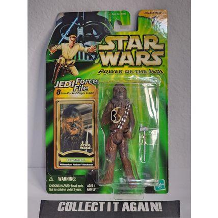 Star Wars 2000 - 2001 PotJ Chewbacca Millennium Falcon Mechanic .0300 c85-1