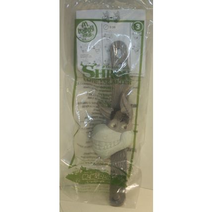 2010 McDonalds Shrek Forever After #3 Donkey Watch - Sealed Package