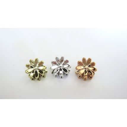 Micro mini extra tiny metalic colored daisy flower acrylic hair claw clip