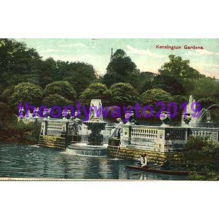 Kensington Gardens, London, Foreign Printed Postcard 1900/10s