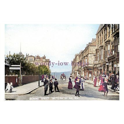 ptc3335 - Yorks - Early Dundas Street, Saltburn-by-the-Sea, Cleveland, print 6x4