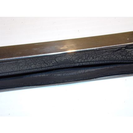 1963 Plymouth Valiant Door Glass Edge Trim OEM 2D Two Door HT RH DS