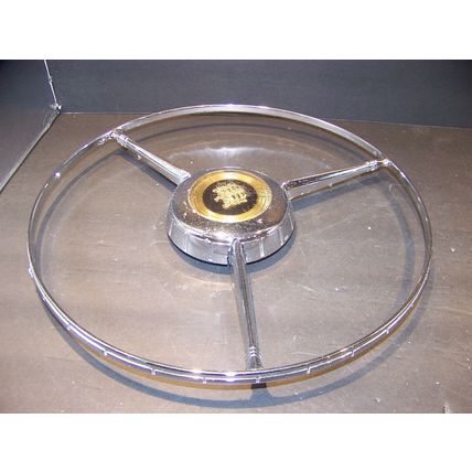 1949 DODGE D29 D30 SPECIAL HORN RING & CAP #1138552 1138554 OEM 48 50 PLYMOUTH