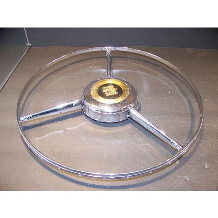 1949 DODGE D29 D30 SPECIAL HORN RING & CAP #1138552 1138554 OEM 48 50 PLYMOUTH