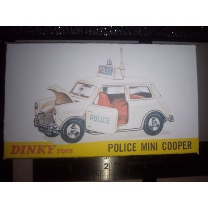 Dinky - No250 Police Mini Cooper Repro /Replica Box