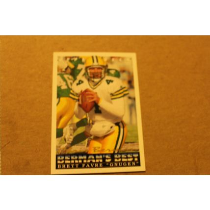 1993 upper deck football packers berman's ptst brett favre HOF card#439