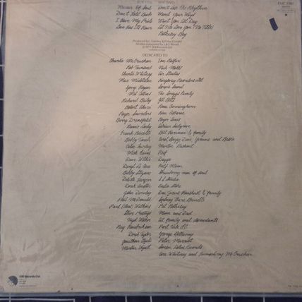 Rhead Brothers – Dedicate (EMC3180) 1977 (LP)