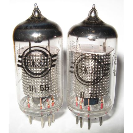 6J32P / EF86 / SOVIET PENTODE "SVETLANA" VACUUM TUBE 2pcs, NEW, TESTED