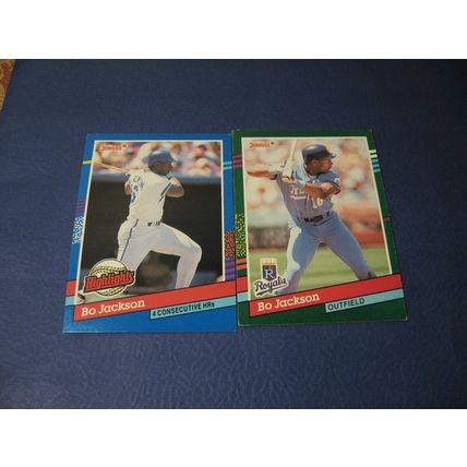 1980's and 1990's Bo Jackson Baseball Cards