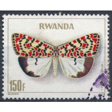 Butterflies: 150f - Rwanda 1979 - F H - MiNr 981