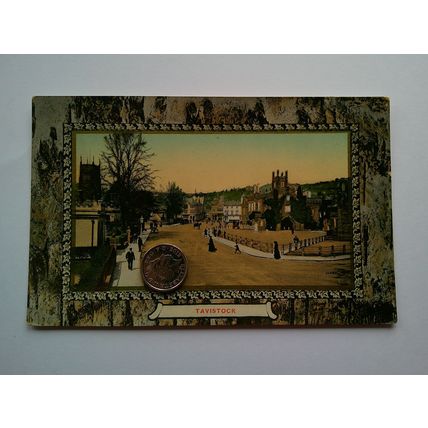 Dartmoor postcard:: Tavistock Bedford Square by valentine