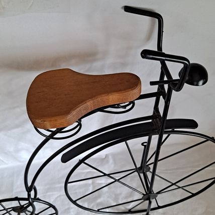 Vintage Lasting Products PENNY FARTHING 20" Big Wheel Metal Wall Art 1989-1990