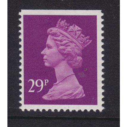 X1055 29p Deep Mauve PCP LITHO WALSALL IMPERF TOP ~ Unmounted Mint