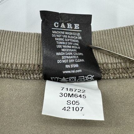 REI Vintage 1/4 Zip Cycling Jersey Shirt Khaki Size Large NWT Outdoor Retro