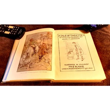A Tale Of Two Cities Retold For Children By Alice F. Jackson 1913 Great Shape