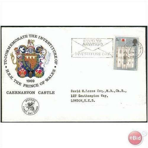 GB FDC 1969 - Investiture Of The Prince Of Wales 2