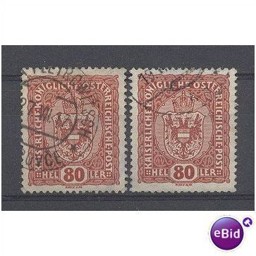 Austria.SG259 80h Arms of Austria.Fine Used.nb11