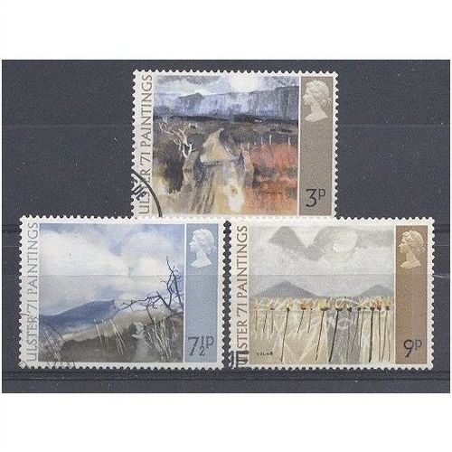Ulster 71 Paintings set of 3.Fine Used.sorted