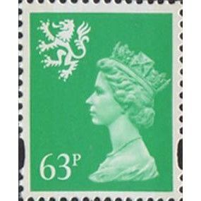 GB 1996 Scotland 63p Light Emerald Unmounted Mint NHM SG S89 Sc SMH70 stamp