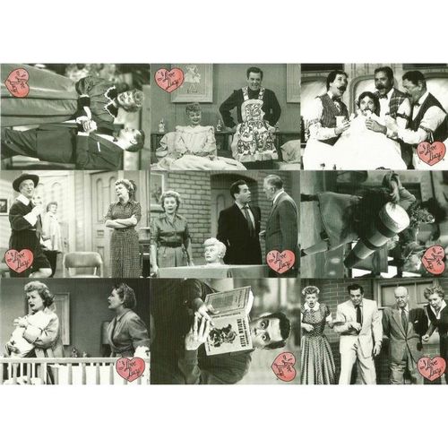 I Love Lucy 50th Anniversary Full 72 Card Base Set of Trading Cards