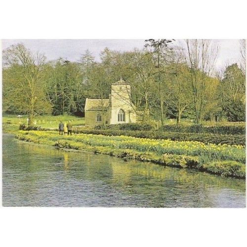 Eastleach Martin, Gloucestershire - St Michael & St Martin Church - Postcard
