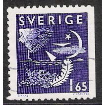 Fa 1175 B: 1 Kr. 65 blue-violet Defin.: Night and Day, p. 12.75, imp to right.
