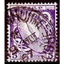 Ireland 1940 Sword of Light 5p Used Stamp. e wmk (262) 15x14p
