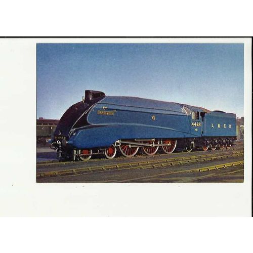 Railway LNER 4-6-2 4468 Mallard Postcard by Dixon (T 2905)
