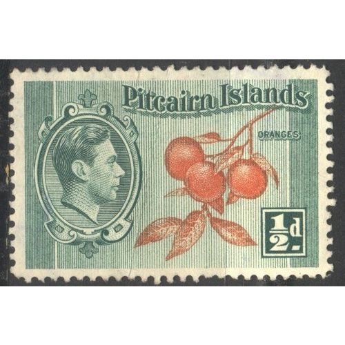 Pitcairn Island 1940 - SG1 - ½d orange/green - Oranges - MH