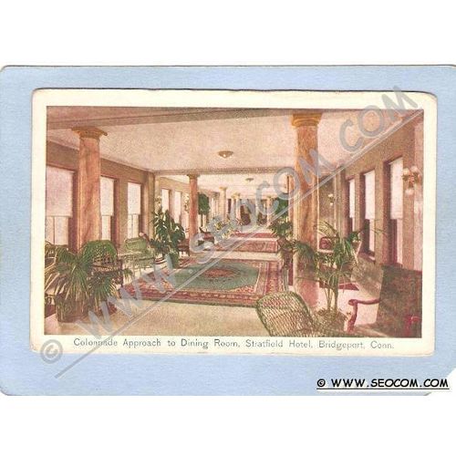 CT Bridgeport Colonnade Approach To Dining Room Stratfield Hotel ct_box1~259